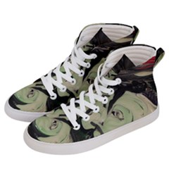 Magnolia Men s Hi-top Skate Sneakers by bestdesignintheworld