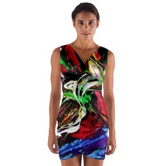 Lillies In Terracota Vase Wrap Front Bodycon Dress by bestdesignintheworld