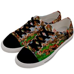 Coral Tree Men s Low Top Canvas Sneakers by bestdesignintheworld