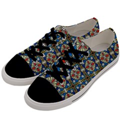 Artwork By Patrick-colorful-42 Men s Low Top Canvas Sneakers by ArtworkByPatrick