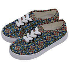 Artwork By Patrick-colorful-42 Kids  Classic Low Top Sneakers by ArtworkByPatrick