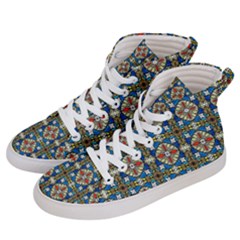 Artwork By Patrick-colorful-42 Men s Hi-top Skate Sneakers by ArtworkByPatrick