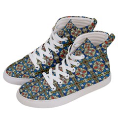 Artwork By Patrick-colorful-42 Women s Hi-top Skate Sneakers by ArtworkByPatrick