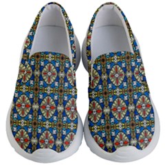 Artwork By Patrick-colorful-42 Kid s Lightweight Slip Ons by ArtworkByPatrick