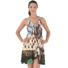 Blooming Tree 2 Show Some Back Chiffon Dress by bestdesignintheworld