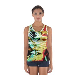 Blue Flamingoes 3 Sport Tank Top  by bestdesignintheworld