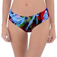 Blue Flamingoes 4 Reversible Classic Bikini Bottoms by bestdesignintheworld