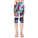 Blue Flamingoes 4 Kids  Capri Leggings  View1