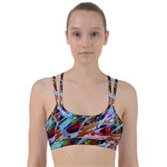 Blue Flamingoes 4 Line Them Up Sports Bra by bestdesignintheworld