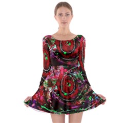 Bloody Coffee 7 Long Sleeve Skater Dress