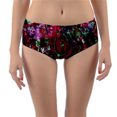 Bloody Coffee 7 Reversible Mid-waist Bikini Bottoms