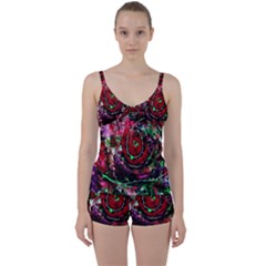 Bloody Coffee 7 Tie Front Two Piece Tankini