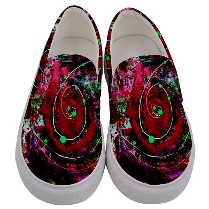 Bloody Coffee 7 Men s Canvas Slip Ons