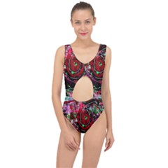 Bloody Coffee 7 Center Cut Out Swimsuit