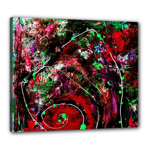 Bloody Coffee 6 Canvas 24  X 20  by bestdesignintheworld