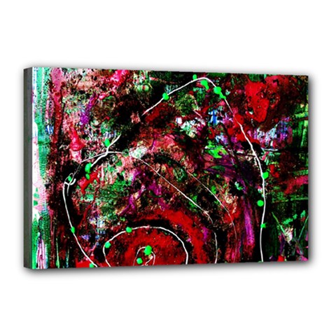 Bloody Coffee 6 Canvas 18  X 12  by bestdesignintheworld