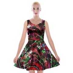 Bloody Coffee 6 Velvet Skater Dress by bestdesignintheworld