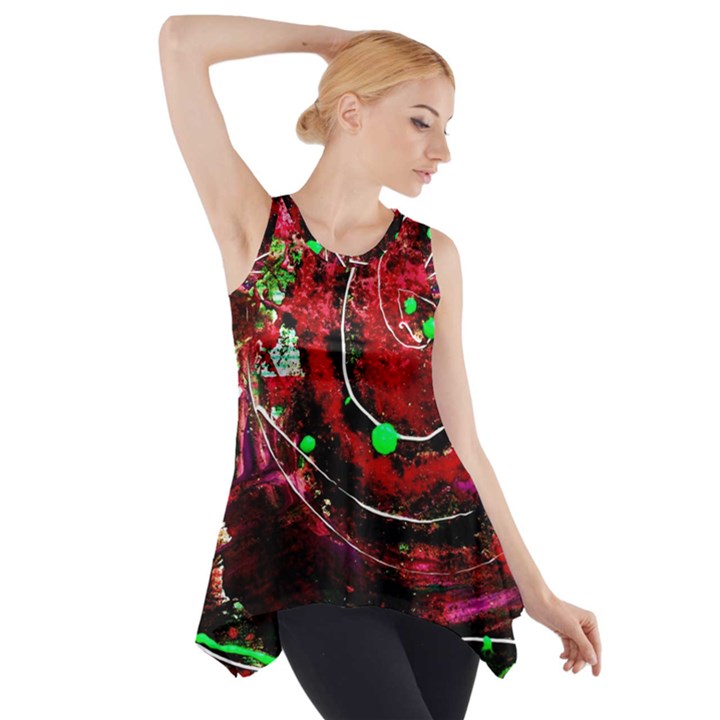 Bloody Coffee 5 Side Drop Tank Tunic