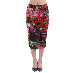 Bloody Coffee 5 Midi Pencil Skirt