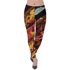 Absurd Theater In And Out 5 Velvet Leggings by bestdesignintheworld