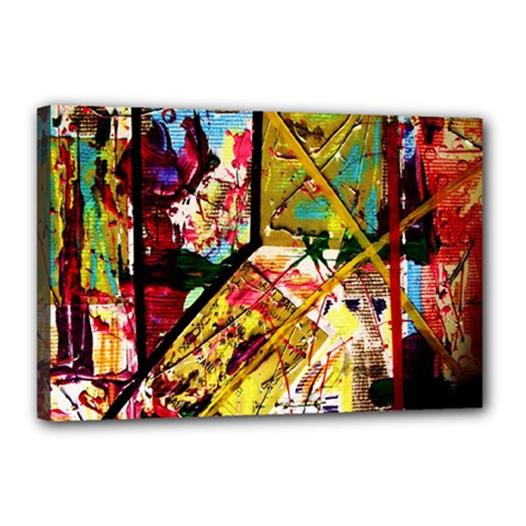 Absurd Theater In And Out Canvas 18  X 12  by bestdesignintheworld