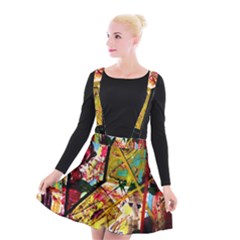 Absurd Theater In And Out Suspender Skater Skirt by bestdesignintheworld