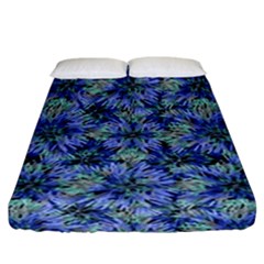 Modern Nature Print Pattern 7200 Fitted Sheet (california King Size) by dflcprints