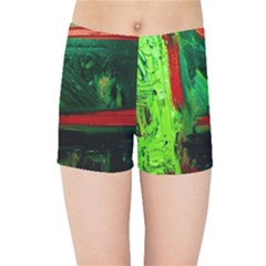 Abandoned Mine 4 Kids Sports Shorts by bestdesignintheworld