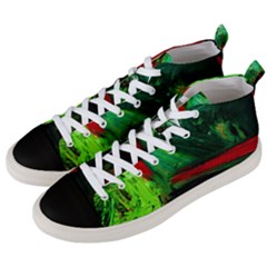 Abandoned Mine 4 Men s Mid-top Canvas Sneakers by bestdesignintheworld