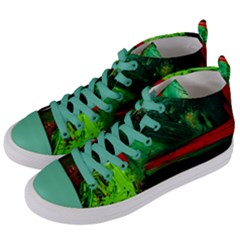 Abandoned Mine 4 Women s Mid-top Canvas Sneakers by bestdesignintheworld