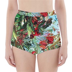 Eden Garden 10 High-waisted Bikini Bottoms by bestdesignintheworld