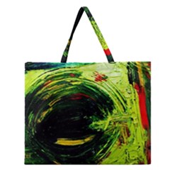 Abandoned Mine 3 Zipper Large Tote Bag by bestdesignintheworld