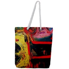 Abandoned Mine 2 Full Print Rope Handle Tote (large) by bestdesignintheworld