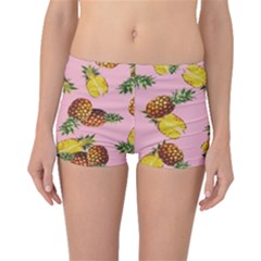 Pineapple Print Boyleg Bikini Bottoms