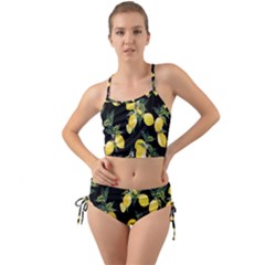 Lemons Print Mini Tank Bikini Set by CasaDiModa