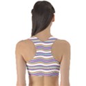 Colorful Wavy Stripes Pattern 7200 Sports Bra View2