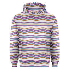 Colorful Wavy Stripes Pattern 7200 Men s Overhead Hoodie by dflcprints