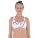 Cat Feline Cute Pet Animal Got No Strings Sports Bra View1