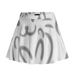 Cat Feline Cute Pet Animal Mini Flare Skirt by Simbadda