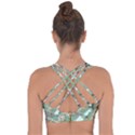 Camping Low Poly 3d Polygons Cross String Back Sports Bra View2