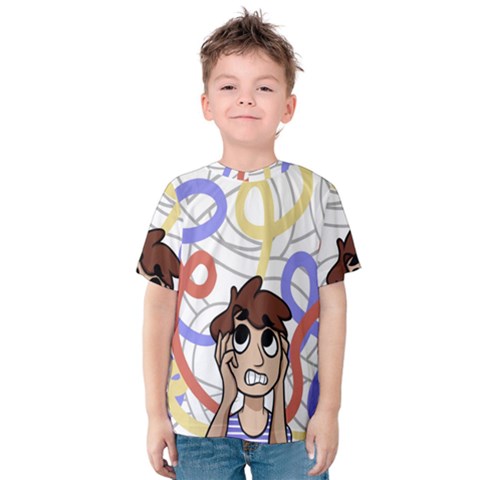 Unordered Chaos Kids  Cotton Tee by Simbadda