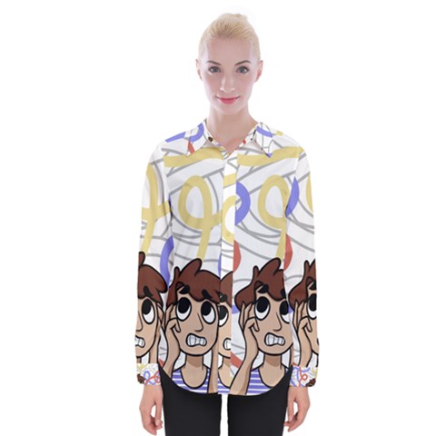 Unordered Chaos Womens Long Sleeve Shirt by Simbadda