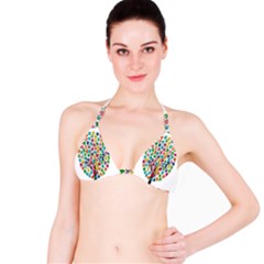 Tree Share Pieces Of The Puzzle Bikini Top by Simbadda