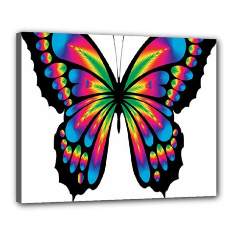 Abstract Animal Art Butterfly Canvas 20  X 16  by Simbadda