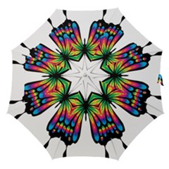 Abstract Animal Art Butterfly Straight Umbrellas by Simbadda