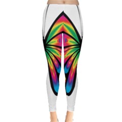 Abstract Animal Art Butterfly Leggings  by Simbadda