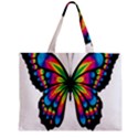 Abstract Animal Art Butterfly Zipper Mini Tote Bag View1