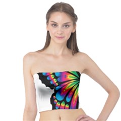 Abstract Animal Art Butterfly Tube Top by Simbadda