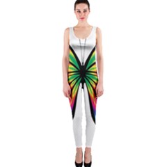 Abstract Animal Art Butterfly One Piece Catsuit by Simbadda