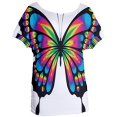 Abstract Animal Art Butterfly Women s Oversized Tee by Simbadda